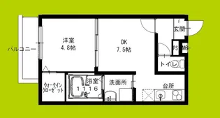 フジパレス弥刀駅北III番館【3階】の間取り