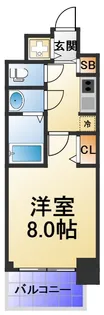 S-RESIDENCE都島【2階】の間取り