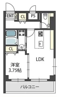 リバー21【5階】の間取り