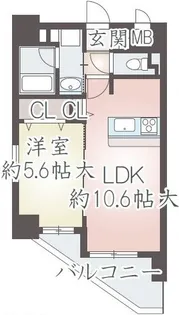 ティーズガーデン【9階】の間取り