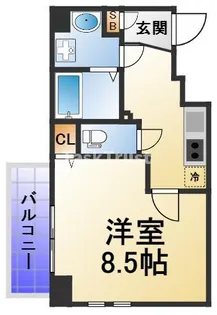 大阪府大阪市福島区福島2丁目【マンション】の間取り