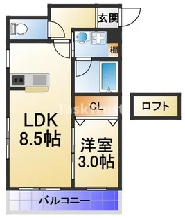 第3せいわ【4階】の間取り