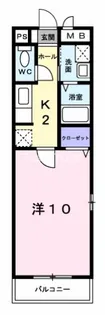 ローズガーデン鶴見【2階】の間取り