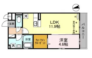 ヴァンベール森小路【3階】の間取り