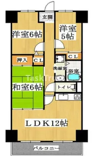 サンファースト京橋【2階】の間取り