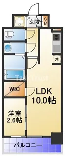 セレーノ南森町【3階】の間取り