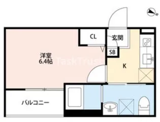 フルール【2階】の間取り