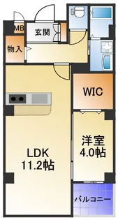 RESIDENCE高千穂【2階】の間取り