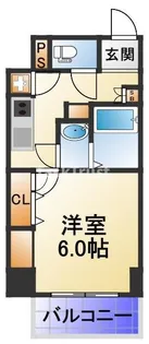 レジュールアッシュ梅田AXIA【8階】の間取り