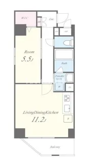 ラ・メゾンヴェール上町【2階】の間取り