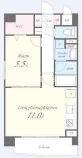 Grand-Place京橋【5階】の間取り