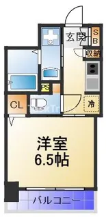 アクアプレイス梅田Ⅴ【8階】の間取り