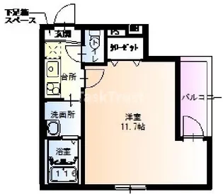 フジパレス都島御幸町【2階】の間取り
