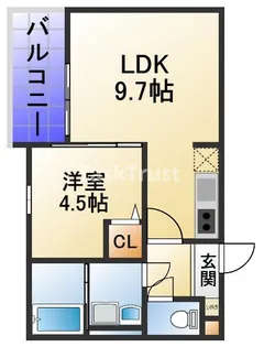 ベル升美【3階】の間取り