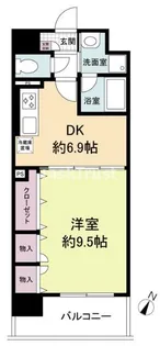 レジディア城北公園通【2階】の間取り