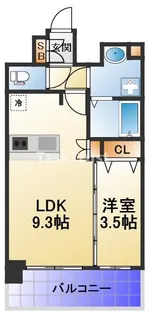 プレサンス野江内代ペルティエ【12階】の間取り