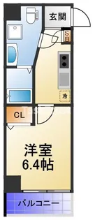 レクシア天神橋【3階】の間取り