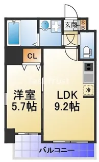 ラ・ミモーサ【4階】の間取り