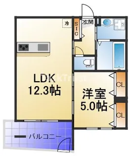 Limoneしぎの【1階】の間取り