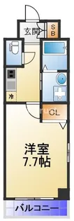 エステーラ都島【9階】の間取り