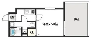 1Kの間取り画像