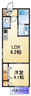 F asecia 関目【2階】の間取り