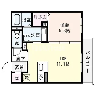 アドラ【1階】の間取り