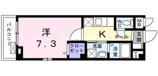 ハピネス福島【3階】の間取り