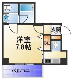 アクティコート京橋【7階】の間取り