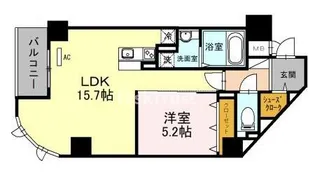 EL-Sia Umekita【7階】の間取り