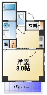 ラ・フォーレ都島本通2【4階】の間取り