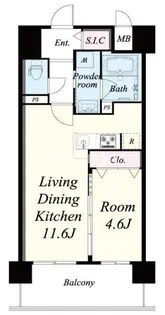 ブルフォルトゥーナ扇町【8階】の間取り