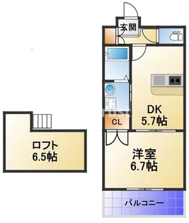エス・フィールド野江【3階】の間取り