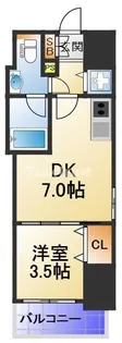 イグレック南本町【14階】の間取り