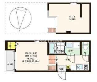 St.グランディール【1階】の間取り