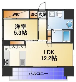 リンクハウス北梅田【2階】の間取り