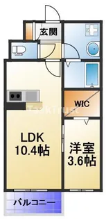 エスグランデ中崎町【3階】の間取り