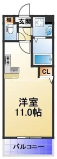 パーラム守口【5階】の間取り