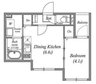 リバーサイド碧【2階】の間取り