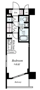 サムティ大阪WESTグランジール【4階】の間取り