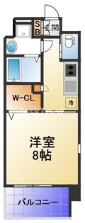 フォレストグレイス城東京橋Ⅰ【6階】の間取り