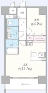 グランシャリオ【9階】の間取り