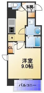 サムティ梅田Ⅱグロウアクシス【6階】の間取り