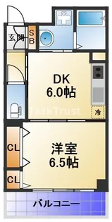 RIVER FORD中之島【2階】の間取り