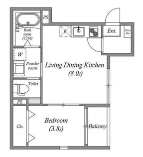 西九条ヒルズ【2階】の間取り
