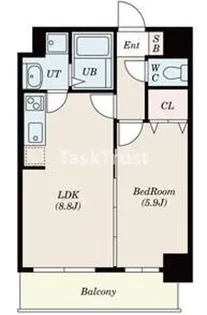 S-FORT福島La Luna【4階】の間取り