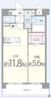 1LDKの間取り画像