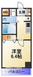 ALZA東天満【6階】の間取り