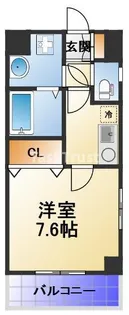 メッセージ大工大前【2階】の間取り