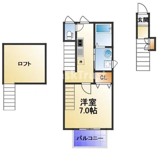 レオン京橋【2階】の間取り